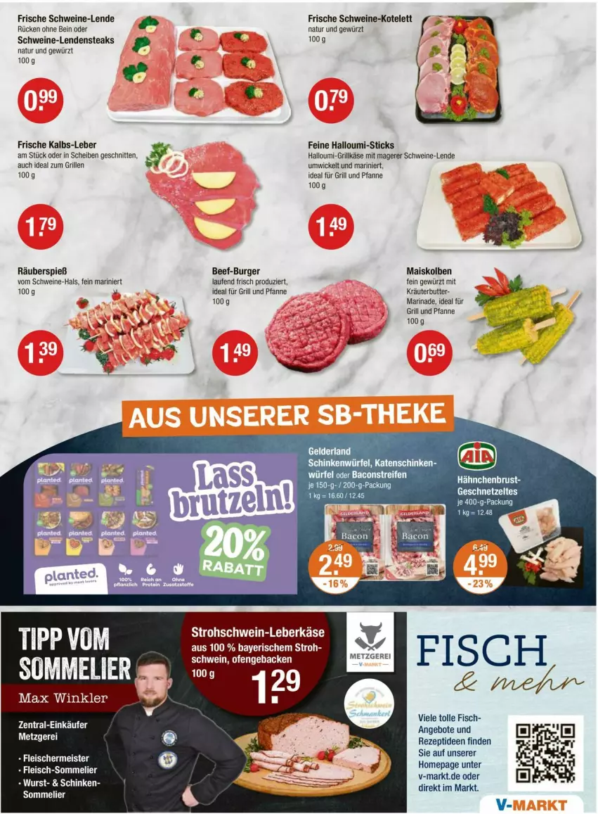 Aktueller Prospekt Vmarkt - Prospekte - von 21.08 bis 27.08.2025 - strona 3 - produkty: angebot, angebote, bacon, beef, burger, butter, fisch, für grill und pfanne, geback, gewürz, grill, grill und pfanne, Grillkäse, hähnchenbrust, Halloumi, ideal für grill, ideal für grill und pfanne, ideal zum grillen, Käse, kotelett, kräuter, kräuterbutter, Laufen, mais, marinade, natur, Ofen, Omep, pfanne, reifen, rezept, schnitten, schwein, schweine, steak, steaks, Ti, und pfanne, wein, weine, WICK, würfel
