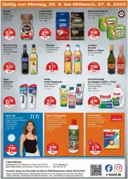 Gazetka promocyjna Vmarkt - Prospekte - Gazetka - ważna od 27.08 do 27.08.2025 - strona 20 - produkty: alle artikel ohne dekoration, almdudler, angebot, angebote, auer, blume, blumen, creme, dekoration, dell, dusche, eis, elle, flasche, frizzante, frucht, je 1-liter-flasche, je 250-g-packung, kaes, kaffee, katzennahrung, kitekat, kneipp, La Gioiosa, lavazza, megaperls, Metro, Mode, obst, persil, persil waschmittel, pflegedusche, reis, Ria, ring, rosato, Signal, telefon, teller, Ti, waschmittel, zahncreme