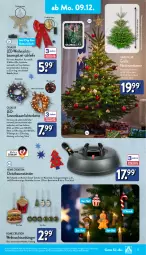 Gazetka promocyjna Aldi Nord - Von Montag - Gazetka - ważna od 14.12 do 14.12.2024 - strona 13 - produkty: aldi, Anhänger, batterie, Bau, Baumschmuck, Baumspitze, beleuchtung, dell, eis, elle, Germ, Kette, leds, lichterkette, Mode, ndk, reis, Ria, Schal, Schale, Schmuck, Tannenbaum, Ti, timer, wasser, wassertank, Weihnachtsbaum