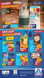 Gazetka promocyjna Aldi Nord - Von Montag - Gazetka - ważna od 14.12 do 14.12.2024 - strona 40 - produkty: aldi, auer, auto, beutel, cocktail, deka, eis, eistee, elle, erdnüsse, erfrischungsgetränk, flasche, fuze tea, getränk, gin, kopfhörer, kuchen, ladekabel, Lebkuchen, mab, magazin, marzipan, Marzipanfüllung, Nachtlicht, ndk, papier, rama, reis, rel, rum, salz, Schal, Schale, schoko, Spiele, Stollen, tee, telefon, teller, Ti, tisch, ültje, ültje erdnüsse, usb, wein, ZTE