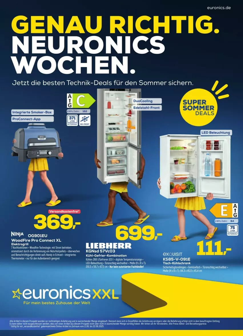 Aktueller Prospekt Euronics - Prospekte - von 11.06 bis 22.06.2025 - strona 1 - produkty: beleuchtung, elle, Holz, Holzpellets, liebherr, natur, Pellets, Ti