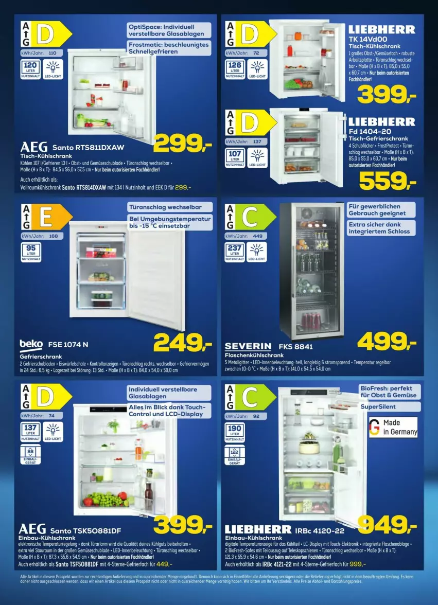 Aktueller Prospekt Euronics - Prospekte - von 11.06 bis 22.06.2025 - strona 2 - produkty: aeg, auto, beko, beleuchtung, bio, Engel, erde, gefrierfach, kühlschrank, LG, liebherr, obst, Rauch, Schrank, severin, tee, Ti, tisch, türanschlag wechselbar, und gemüse