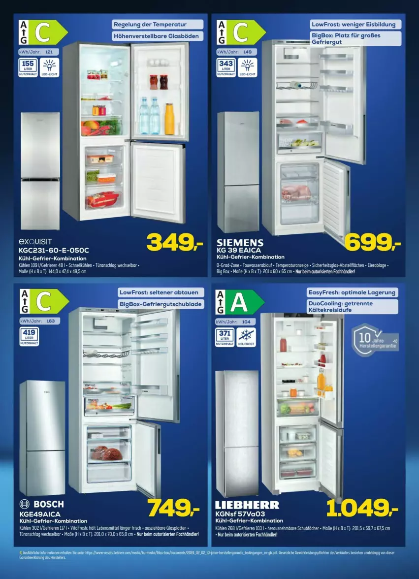 Aktueller Prospekt Euronics - Prospekte - von 11.06 bis 22.06.2025 - strona 3 - produkty: auto, eier, glasplatte, latte, lebensmittel, liebherr, Ti, türanschlag wechselbar, vita, vitafresh, wasser