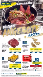 Gazetka promocyjna Metro - Wochen-Angebote Gastro - Gazetka - ważna od 08.11 do 08.11.2025 - strona 1 - produkty: abholpreise, angebot, angebote, aqua, aust, Austern, clementinen, coca-cola, cola, coupon, eis, flasche, getränk, getränke, ilag, Metro, Palette, Rauch, reis, rwe, Ti, tiefpreis