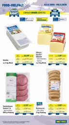 Gazetka promocyjna Metro - Wochen-Angebote Gastro - Gazetka - ważna od 08.11 do 08.11.2025 - strona 13 - produkty: bockwurst, brot, edamer, eis, gouda, henkel, mac, milch, milram, reis, salakis, salami, schnitten, Ti, tisch, wurst