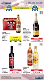 Gazetka promocyjna Metro - Wochen-Angebote Gastro - Gazetka - ważna od 08.11 do 08.11.2025 - strona 18 - produkty: amaro, angebot, bier, ecco, eis, elle, flasche, getränk, getränke, Havana Club, Hefe, Palette, Paula, paulaner, prosecco, puma, rama, ramazzott, ramazzotti, reis, spumante, Ti, tiefpreis, valdo, zitrone, zitronen, zott