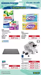 Gazetka promocyjna Metro - Wochen-Angebote Gastro - Gazetka - ważna od 08.11 do 08.11.2025 - strona 19 - produkty: angebot, ariel, auer, messer, Metro, metro gastro, papier, Pods, schmutzfangmatte, Ti, toilettenpapier, vollwaschmittel, waschmittel