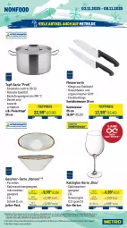 Gazetka promocyjna Metro - Wochen-Angebote Gastro - Gazetka - ważna od 08.11 do 08.11.2025 - strona 21 - produkty: backofen, decke, Deckel, edelstahl, eis, elle, fleisch, Fleischtopf, geschirr, messer, Metro, metro gastro, mikrowelle, Ofen, reis, rotwein, Schal, Schale, spülmaschinen, Ti, tiefpreis, topf, wein