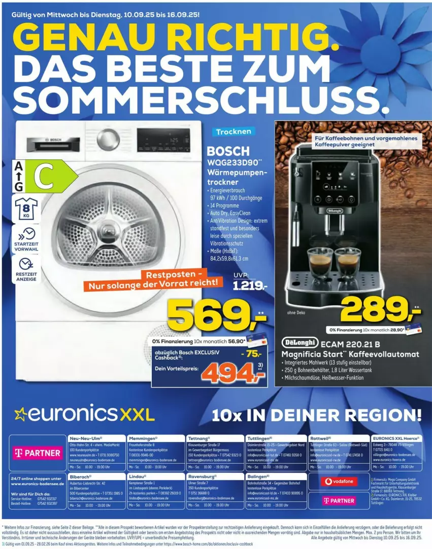 Aktueller Prospekt Euronics - Prospekte - von 10.09 bis 16.09.2025 - strona 12 - produkty: eis, reis, Ti, vorteilspreis