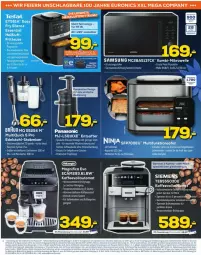 Gazetka promocyjna Euronics - Prospekte - Gazetka - ważna od 16.09 do 16.09.2025 - strona 8 - produkty: auto, Becher, bohne, bohnen, brot, edelstahl, elle, Entsafter, gin, kaffee, kaffeebohnen, kraft, lebensmittel, LG, Messbecher, mikrowelle, milch, Mixer, Ofen, saft, Samsung, Spezi, stabmixer, tefal, Ti, tisch, usb, WICK