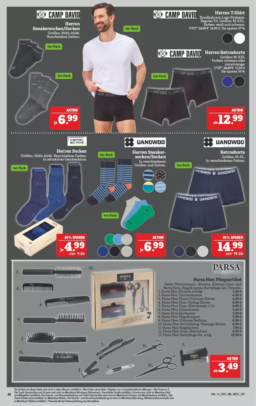 Aktueller Prospekt Marktkauf - Prospekt - von 28.03 bis 03.04.2021 - strona 46 - produkty: eis, elle, Geschenkbox, kleid, Kleidung, orange, reis, retroshorts, schuhe, shorts, sneaker, sneakersocken, socken, Sport, teller, Ti