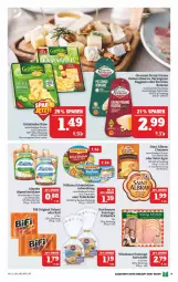 Gazetka promocyjna Marktkauf - Prospekt - Gazetka - ważna od 03.04 do 03.04.2021 - strona 19 - produkty: albray, almette, alpenfrischkäse, auer, aufschnitt, Bau, Bauer, Becher, bifi, chaumes, frischkäse, gin, grana, grana padano, grünländer, hartkäse, italienischer hartkäse, Käse, LG, Mett, milka, milkana, padano, parmigiano, parmigiano reggiano, Pecorino, Rana, reggiano, riserva, Saint Agur, saint albray, salami, Schmelzkäse, stockmeyer, Ti, wiesbauer, Yo