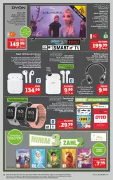 Gazetka promocyjna Marktkauf - Prospekt - Gazetka - ważna od 03.04 do 03.04.2021 - strona 36 - produkty: abis, akku, Apple, Apple AirPods, auto, binden, deka, dyon, eis, elle, gin, gutschein, HD Ready, HDMI, K2, kopfhörer, lieferservice, office, Pods, reis, Schal, smart tv, Sport, teller, Ti, tisch, usb, wasser, Yo