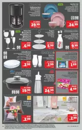 Gazetka promocyjna Marktkauf - Prospekt - Gazetka - ważna od 03.04 do 03.04.2021 - strona 40 - produkty: Becher, champagne, champagner, decke, Deckel, dekokissen, drink, edelstahl, eier, eis, elle, Etagere, flasche, geschirr, Geschirr-Set, Glasdeckel, Gläser, glaskaraffe, kaffee, kaffeemaschine, Kapselhalter, Karaffe, kissen, kleid, Kleidung, leine, pfanne, reis, ring, sahne, schuhe, schüssel, Sport, ssd, tasse, teller, Ti, tisch, Tischwäsche, topf, Topfen, Vase, wasser, wein