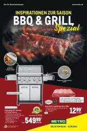 Gazetka promocyjna Metro - BBQ Spezial - Gazetka - ważna od 15.06 do 15.06.2022 - strona 1 - produkty: Bau, edelstahl, eis, garnitur, grill, grillfläche, lamm, LG, Metro, reis, rind, rinder, Rinderrippen, Rippen, saft, Spezi, Ti
