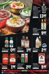 Gazetka promocyjna Metro - BBQ Spezial - Gazetka - ważna od 15.06 do 15.06.2022 - strona 14 - produkty: aceto, aceto balsamico, Ajvar, Bad, balsam, balsamico, barbecue, dressing, eis, flasche, fleisch, Fondue, gin, grill, grillsauce, Holz, kirsch, knorr, kräuter, Kühne, lieferservice, Metro, Mode, mozzarella, olive, oliven, olivenöl, olivenöl extra, pfeffer, reis, rel, riegel, salat, salatdressing, salz, sauce, saucen, schlemmersauce, schlemmersaucen, Spezi, steak, Ti, tomate, tomaten, Trüffel