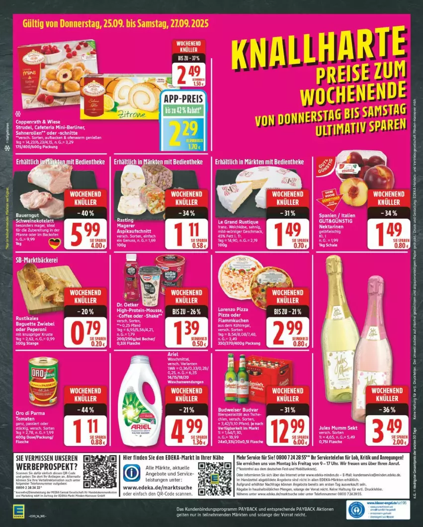 Aktueller Prospekt Edeka - Prospekte - von 22.09 bis 27.09.2025 - strona 16 - produkty: beere, beeren, deka, eis, elle, payback, reis, telefon, Ti, uhr