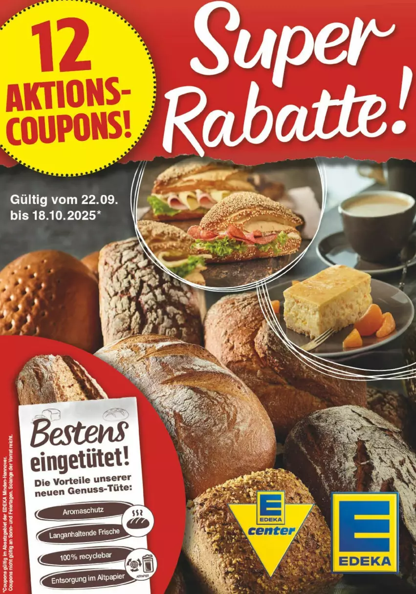 Aktueller Prospekt Edeka - Prospekte - von 22.09 bis 27.09.2025 - strona 19 - produkty: coupon, coupons, eier, Ti, Tüte