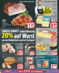 Gazetka promocyjna Edeka - Prospekte - Gazetka - ważna od 27.09 do 27.09.2025 - strona 5 - produkty: auer, Bau, Bauer, brot, burlander, eis, elle, gouda, HP, Käse, mac, milram, nuss, reis, schinken, schinkenspeck, schnittkäse, Speck, terrine, Ti, top-preis, uhr, wurst