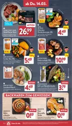 Gazetka promocyjna Aldi Nord - Von Montag - Gazetka - ważna od 16.03 do 16.03.2024 - strona 26 - produkty: aqua, backofen, backwaren, braten, cordon bleu, creme, eis, elle, emmentaler, filet, fleisch, forelle, geback, gewürz, gin, grill, hackfleisch, Hefe, Heu, Käse, kochschinken, küche, Küchen, lamm, mozzarella, Ofen, pesto, Plunder, rel, Ria, rind, rinder, rinderfilet, Rinderroulade, rinderrouladen, rouladen, rwe, Schal, Schale, schinken, schwein, steak, steaks, Ti, wein, zitrone, zitronen, ZTE