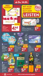 Gazetka promocyjna Aldi Nord - Von Montag - Gazetka - ważna od 16.03 do 16.03.2024 - strona 30 - produkty: aldi, alpenmilch, angebot, angebote, eier, eis, elle, ferrero, filterkaffee, frucht, getränk, jacobs, jacobs krönung, kaffee, Kinder, kuchen, leine, merci, milch, milka, pfanne, Pfanner, reis, schoko, schokolade, schokoladen, snack, Spezi, storck, teller, tender, Ti