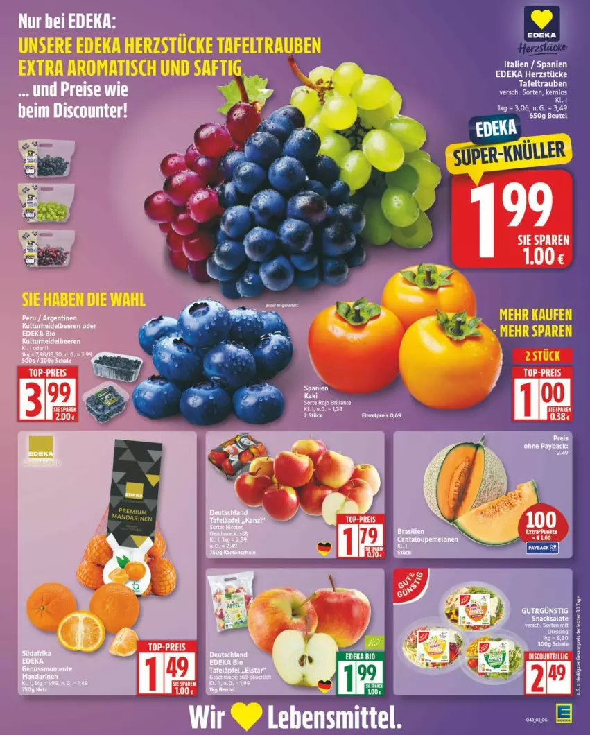 Aktueller Prospekt Edeka - Prospekte - von 20.10 bis 25.10.2025 - strona 3 - produkty: Yo
