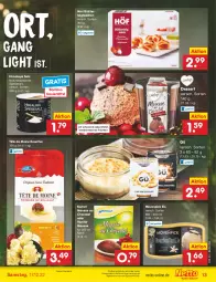 Gazetka promocyjna Netto Marken-Discount - Filial-Angebote - Gazetka - ważna od 17.12 do 17.12.2022 - strona 13 - produkty: angebot, bambus, bestpreis, blätterteig, Blätterteigtasche, cola, dessert, eis, früchte, früchten, Löffel, milch, mousse, Mousse au Chocolat, mövenpick, mövenpick eis, natur, reis, salz, Tasche, taschen, Tête de Moine, Ti, vanille, ZTE