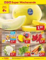 Gazetka promocyjna Netto Marken-Discount - Filial-Angebote - Gazetka - ważna od 17.12 do 17.12.2022 - strona 36 - produkty: asti, bestpreis, beutel, blume, blumen, blumenkohl, chiquita, eis, feldsalat, honig, honigmelone, mango, melone, ndk, obst, paprika, paprika rot, reis, salat, Schal, Schale, Spitzpaprika, suppe, suppen, Ti