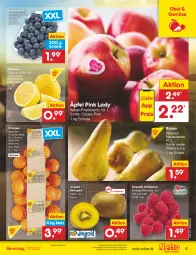 Gazetka promocyjna Netto Marken-Discount - Filial-Angebote - Gazetka - ważna od 17.12 do 17.12.2022 - strona 5 - produkty: angebot, asti, beere, beeren, bestpreis, Birnen, eis, heidelbeere, heidelbeeren, himbeer, himbeere, himbeeren, kiwi, Kiwi Gold, LG, obst, orange, orangen, Pink Lady, reis, sac, saft, Schal, Schale, Ti, zitrone, zitronen, ZTE