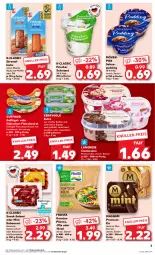 Gazetka promocyjna Kaufland - Prospekt - Gazetka - ważna od 22.05 do 22.05.2024 - strona 3 - produkty: angebot, angebote, Becher, butter, cremissimo, eis, emmentaler, fleisch, fleischwurst, frosta, Geflügel, Geflügel-Fleischwurst, gutfried, kabanos, kerrygold, kerrygold extra, knoblauch, lachs, langnese, langnese cremissimo, magnum, mit knoblauch, mövenpick, natur, pfanne, pfeffer, pudding, rapsöl, sahne, salami, salz, schmand, sim, snack, Streichzart, Ti, wurst