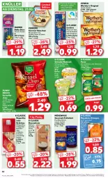 Gazetka promocyjna Kaufland - Prospekt - Gazetka - ważna od 22.05 do 22.05.2024 - strona 46 - produkty: angebot, aufstrich, baguette, baguettes, ball, basmati, Becher, beutel, brötchen, chips, cookie, cookies, eis, elle, ferrero, frucht, fruchtaufstrich, genovese, gin, haribo, haselnuss, kakao, kartoffel, kartoffelchips, mandarin-orangen, mövenpick, natur, nuss, orange, orangen, pesto, pralinen, reis, rel, schoko, schokolade, spitzenqualität, storck, Ti, weizenbrötchen, werther's, ZTE, zucker