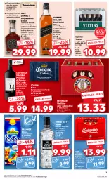 Gazetka promocyjna Kaufland - Prospekt - Gazetka - ważna od 22.05 do 22.05.2024 - strona 7 - produkty: aktionspreis, alkohol, angebot, angebote, bier, black label, budweiser, corona, corona extra, eis, eistee, erdinger, flasche, jack daniel, jack daniel's, johnnie walker, kirsch, kirsche, lack, Lagerbier, mac, Nuance, pfanne, Pfanner, pflaume, pils, pilsener, primitivo, reis, rel, rotwein, schott, Spezi, tee, Three Sixty, Ti, veltins, veltins pilsener, vodka, wein, whiskey, whisky