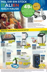 Gazetka promocyjna Euronics - Prospekte - Gazetka - ważna od 05.07 do 05.07.2023 - strona 10 - produkty: barbecue, consors finanz, drink, drinks, eimer, eis, eismaschine, frucht, gin, grill, jbl, kühlbox, Laufen, Mixer, Rauch, severin, Sport, standmixer, Ti, timer, tisch, tischgrill, turmventilator, ventilator, wasser