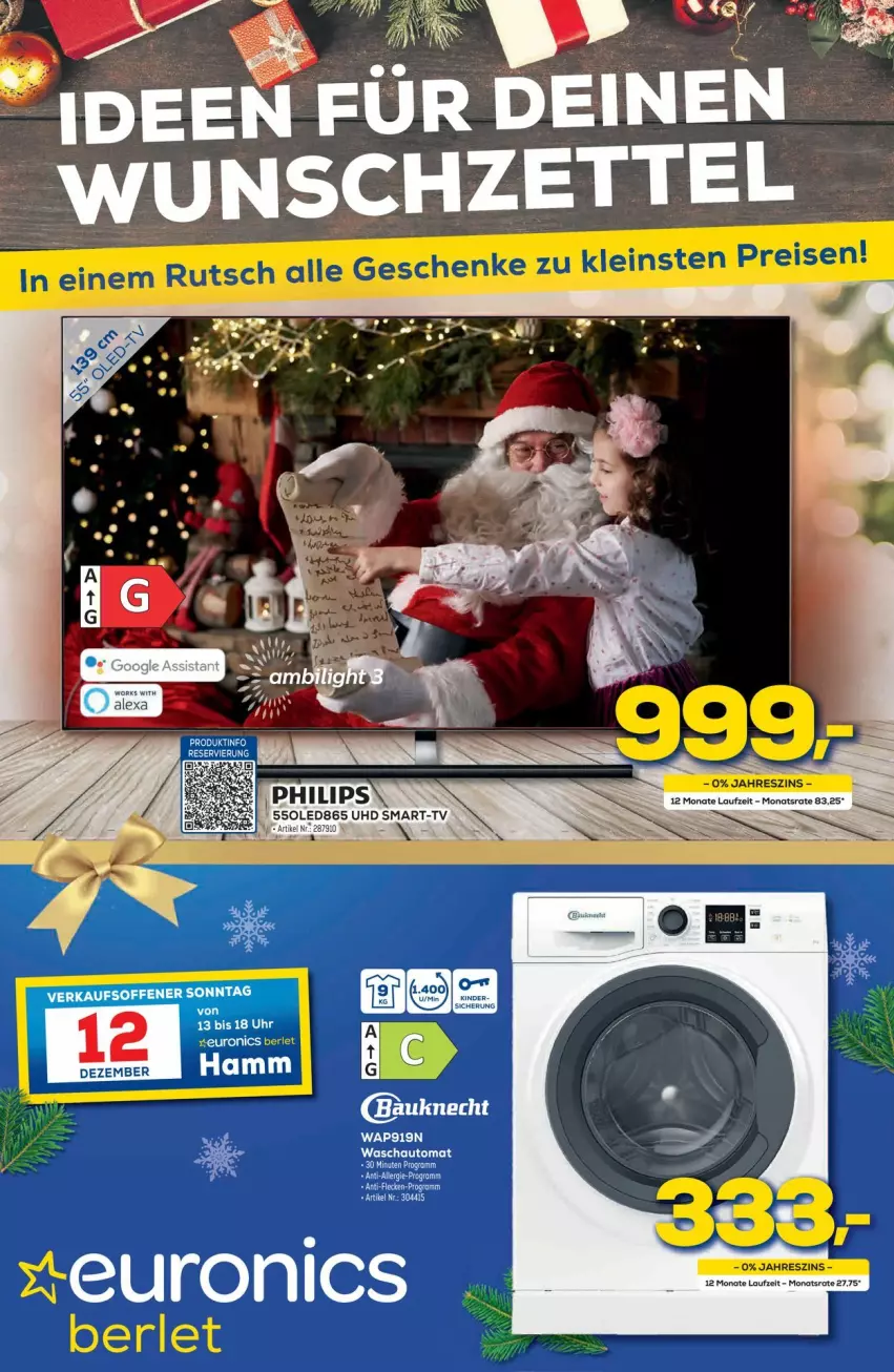 Aktueller Prospekt Euronics - Prospekte - von 08.12 bis 15.12.2021 - strona 1