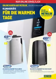 Gazetka promocyjna Metro - ONLINE-MARKTPLATZ - Gazetka - ważna od 27.07 do 27.07.2022 - strona 1 - produkty: auto, decke, delonghi, eis, klimagerät, Metro, Ti, tisch