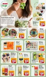 Gazetka promocyjna Rewe - Prospekte - Gazetka - ważna od 25.04 do 25.04.2022 - strona 14 - produkty: beere, bosch, elle, erdbeere, frucht, hummus, ingwer, joghur, joghurt, limette, limo, melone, Mett, minze, müsli, pasta, Rauch, rum, rwe, salat, Schal, Schale, smoothie, snack, Sushi, Ti, wasser, zitrone