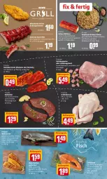 Gazetka promocyjna Rewe - Prospekte - Gazetka - ważna od 25.04 do 25.04.2022 - strona 4 - produkty: aktionspreis, braten, brustfilet, eis, elle, filet, fisch, fleisch, geschnetzeltes, gewürz, grill, grillhähnchen, gulasch, hähnchenbrust, hähnchenbrustfilet, Holz, holzfällersteaks, ideal zum grillen, Kalbsleber, Käse, knoblauch, kräuter, lachs, mac, Makrele, Mantel, nuss, Ofen, pfanne, pfannen, Rauch, reis, rel, rwe, saft, schinken, schinkenbraten, schwein, schweine, schweinefleisch, spare ribs, steak, steaks, Ti, tuc, vita, wein, weine, wolfsbarsch, Zelt