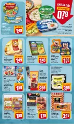 Gazetka promocyjna Rewe - Prospekte - Gazetka - ważna od 25.04 do 25.04.2022 - strona 8 - produkty: aktionspreis, auer, baguette, baguettes, Bau, Bauer, bratwurst, brot, chorizo, curry, eis, exquisa, exquisa frischkäse, fol epi, frischkäse, frischkäsezubereitung, Geflügel, gin, grill, hochland, Käse, käse vielfalt, knäckebrot, krakauer, milka, milkana, miree, reinert, reis, rel, sahne, salami, sandwich, Schal, Schale, Ti, wiesbauer, wurst, zott, zottarella