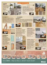 Gazetka promocyjna Vmarkt - V-Baumarkt - Gazetka - ważna od 25.05 do 25.05.2022 - strona 4 - produkty: aqua, Bau, Bona, Dämmunterlage, eis, elle, Fertigparkett, Holz, küche, Küchen, laminat, laminatboden, latte, mac, Mode, natur, paneel, ring, Schal, Sockelleiste, Ti, wasser