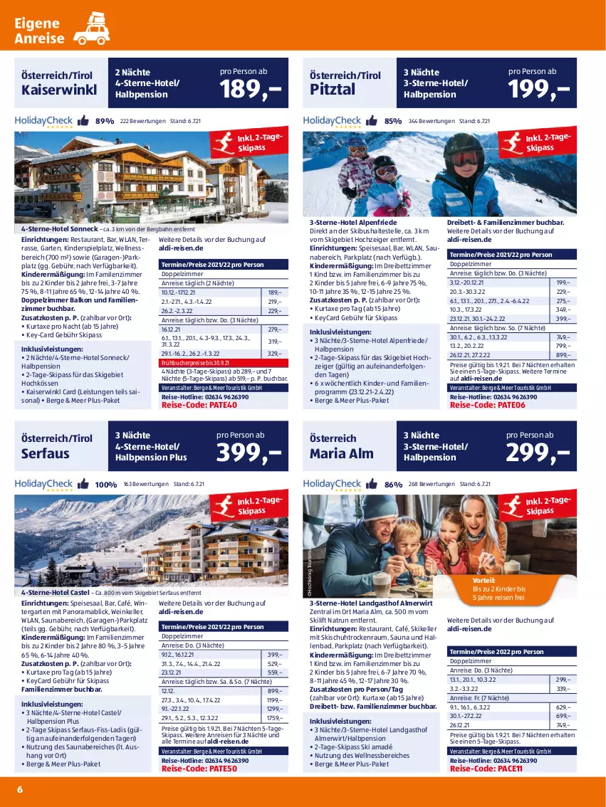 Aktueller Prospekt AldiSud - ALDI Reisen - von 02.08 bis 15.08.2021 - strona 6