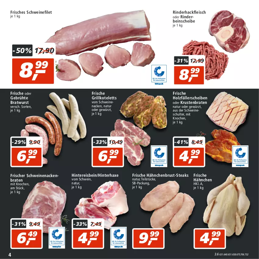 Aktueller Prospekt Real - von 25.07 bis 30.07.2022 - strona 4 - produkty: axe, braten, bratwurst, eis, filet, fleisch, Frische Hähnchen, gewürz, grill, grillkotelett, grillkoteletts, hackfleisch, hähnchenbrust, Haxe, Holz, kotelett, krustenbraten, natur, reis, rind, rinder, rinderhackfleisch, schwein, schweine, schweinefilet, schweinenacken, steak, steaks, vom schweinenacken, wein, weine, wurst