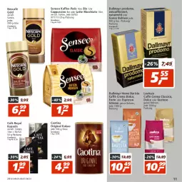 Gazetka promocyjna Real - Gazetka - ważna od 30.07 do 30.07.2022 - strona 11 - produkty: ACC, bio, bohne, bohnen, café royal, caffè crema, Cap, cappuccino, chia, cin, classico, coffein, dallmayr, dallmayr prodomo, eis, espresso, gin, intenso, kaffee, kaffee-pads, kakao, latte, latte macchiato, lavazza, mac, macchiato, natur, Nescafé, nescafé gold, oder espresso, prodomo, reis, senseo, Ti