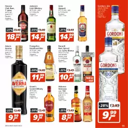 Gazetka promocyjna Real - Gazetka - ważna od 30.07 do 30.07.2022 - strona 15 - produkty: amaro, aqua, aquavit, averna, bacardi, bacardi rum, eis, flasche, frangelico, gin, gordon, Grant‘s, haselnuss, Havana Club, irish whiskey, jameson, likör, nuss, oakheart, osborne, reis, rum, scotch, scotch whisky, veterano, whiskey, whisky