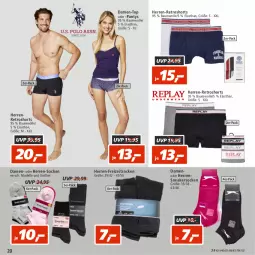 Gazetka promocyjna Real - Gazetka - ważna od 30.07 do 30.07.2022 - strona 20 - produkty: Bau, baumwolle, damen-top, dell, elle, Freizeitsocken, herren-socken, Mode, panty, retroshorts, shorts, sneaker, sneakersocken, socken, wolle