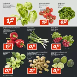 Gazetka promocyjna Real - Gazetka - ważna od 30.07 do 30.07.2022 - strona 3 - produkty: eis, kartoffel, kartoffeln, kohlrabi, kopfsalat, Lauchzwiebel, lauchzwiebeln, limette, limetten, Mett, metten, paprika, radieschen, reis, rispentomaten, salat, salatherzen, Schal, Schale, speisekartoffeln, Ti, tomate, tomaten, zwiebel, zwiebeln