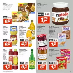 Gazetka promocyjna Real - Gazetka - ważna od 30.07 do 30.07.2022 - strona 9 - produkty: bonne maman, butter, creme, Dr. Oetker, eis, essig, flasche, gewürz, gewürzketchup, Hela, Kellogg‘s, ketchup, konfitüre, kräuter, Kühne, mac, maggi, mam, müsli, nuss, nuss-nugat-creme, nutella, olive, oliven, olivenöl, rapsöl, reis, sauce, saucen, schoko, schokomüsli, senf, Smacks, thomy, vita, vitalis