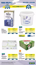 Gazetka promocyjna Metro - Wochen-Angebote Gastro - Gazetka - ważna od 10.01 do 10.01.2026 - strona 10 - produkty: Bau, beutel, bratwurst, brot, creme, edamer, eimer, eis, erbsen, galbani, gorgonzola, gouda, joghur, joghurt, mac, Metro, milch, milram, natur, pflanze, pflanzen, Pflanzenfett, rama, rama cremefine, reis, Speck, Ti, tisch, wurst