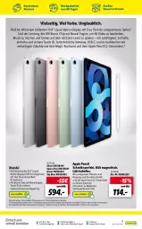 Gazetka promocyjna Lidl - Unser Apple Online-Sortiment - Gazetka - ważna od 26.03 do 26.03.2022 - strona 3 - produkty: Apple, Apple Pencil, auer, bio, deo, eis, elle, gin, ipad, ipad air, kamera, Kameras, korb, leine, LG, mac, Pinsel, rum, Spiele, Ti, tisch, usb