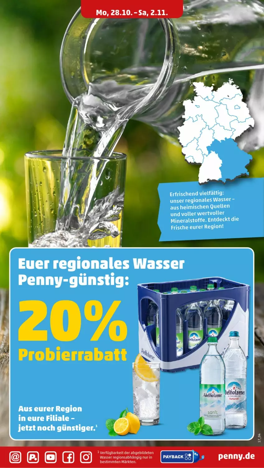 Aktueller Prospekt Penny - Prospekte - von 28.10 bis 02.11.2024 - strona 17 - produkty: elle, payback, Ti, wasser