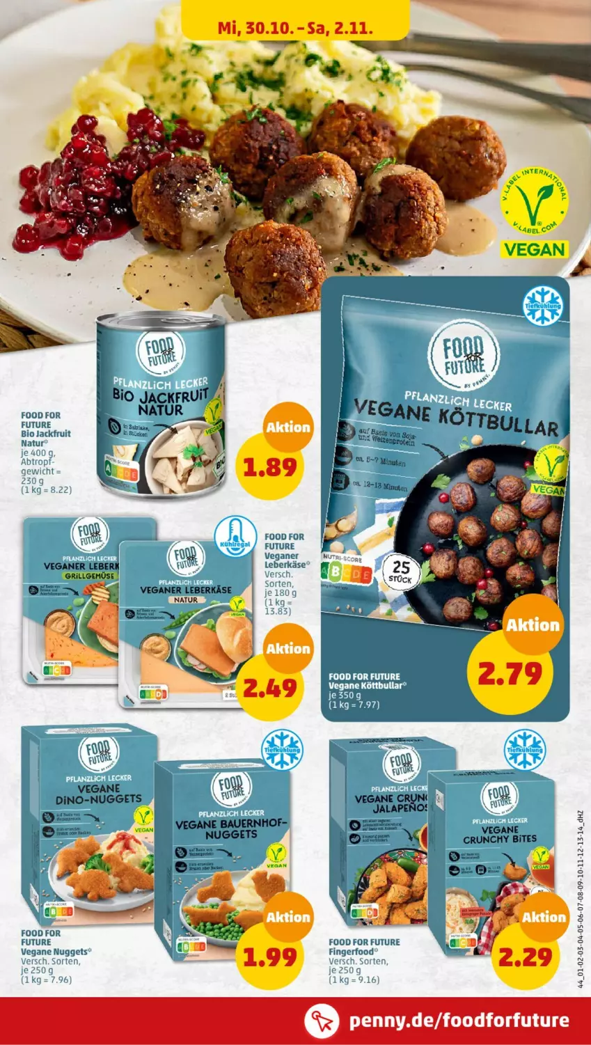 Aktueller Prospekt Penny - Prospekte - von 28.10 bis 02.11.2024 - strona 35 - produkty: auer, Bau, Bauer, bio, bites, grill, Käse, Köttbullar, leberkäs, leberkäse, LG, natur, nuggets